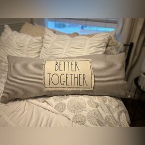 Long decorative pillow